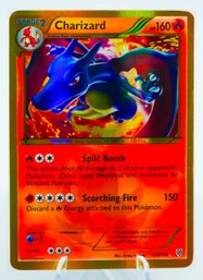 Incredibly Rare CHARIZARD PLASMA STORM SET SECRET RARE HOLOGRAPHIC POKEMON CARD!!!