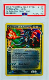 Sought After PSA 1 GOLD STAR CHARIZARD EX DRAGON FRONTIERS SET DELTA SPECIES Holographic Pokemon Card!!!