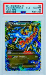 Remarkable PSA 10 GEM MINT CHARIZARD EX FLASHFIRE SET FULL ART ULTRA RARE Holographic Pokemon Card!!!