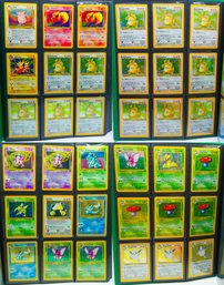 Wonderful Investor Binder Of 36 JUNGLE SET HOLOGRAPHIC POKEMON CARDS!!!