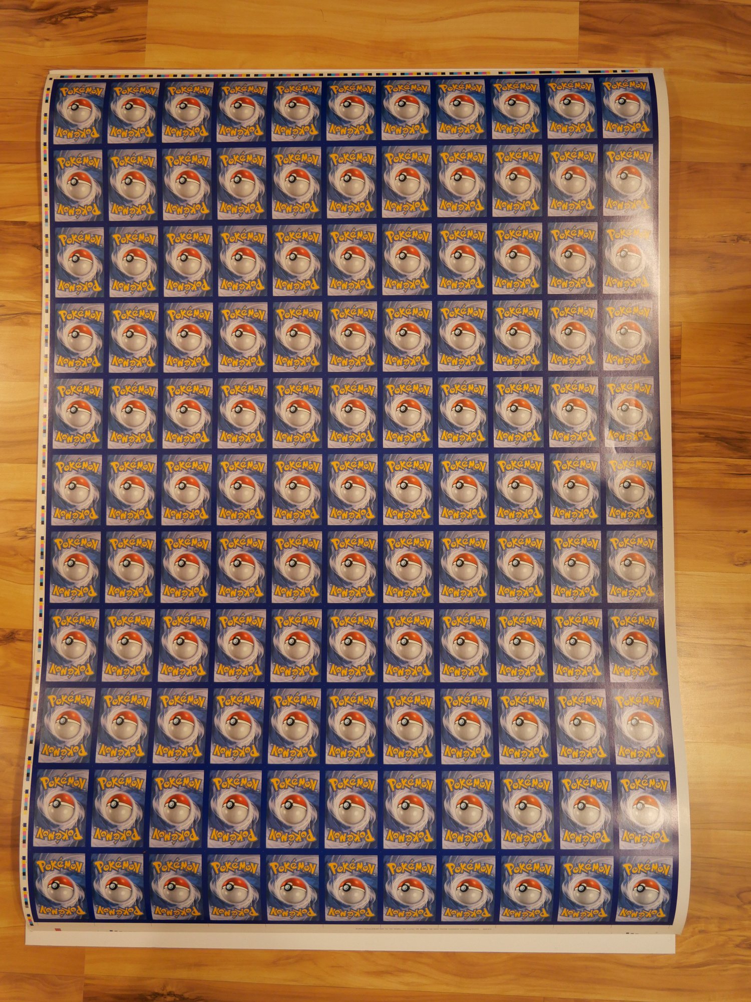 what is a pokemon holo card Primal TCG Kickstarter Uncut Sheet #3 (Legendary Rares) main image 1