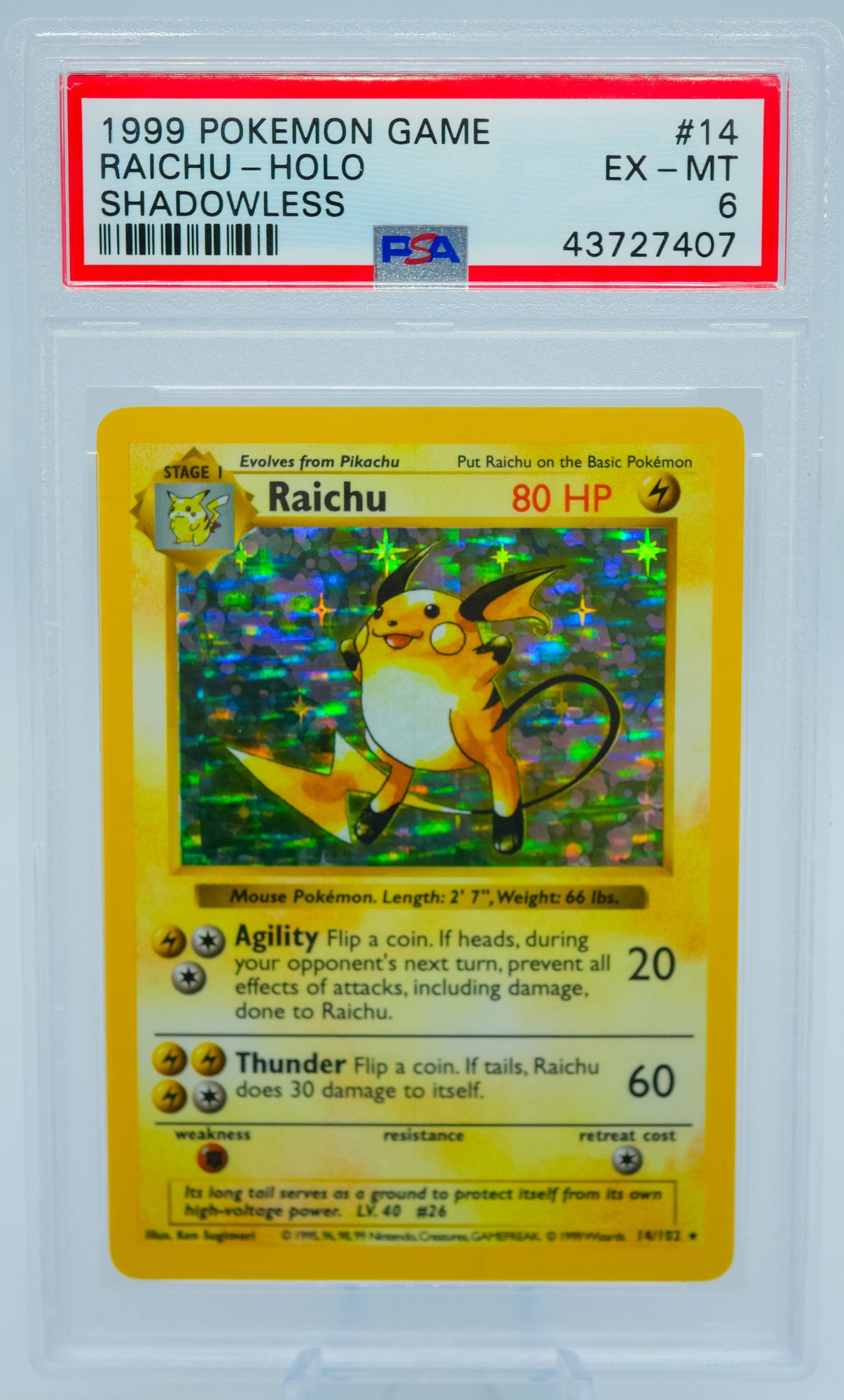 psa 6 pokemon card 1999 Pokemon Game 6 Gyarados-holo PSA 8