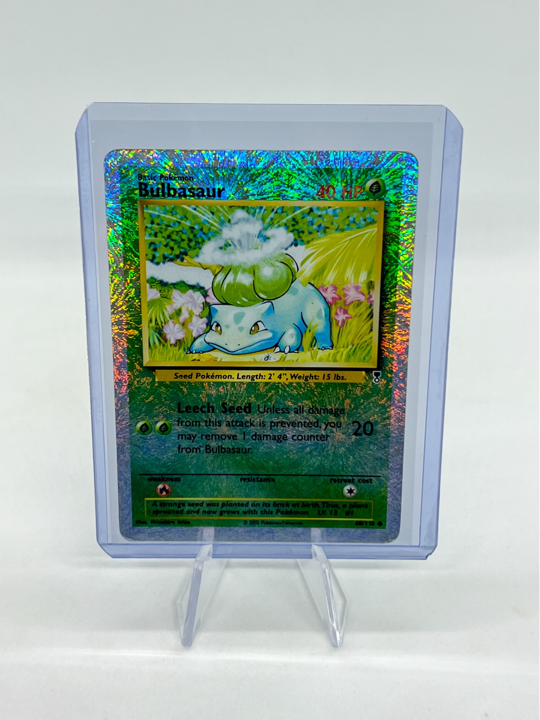 WOW!!! Bulbasaur Legendary Set Reverse Holographic Trainer Pokemon Card!  #2384 | Auctionninja.com