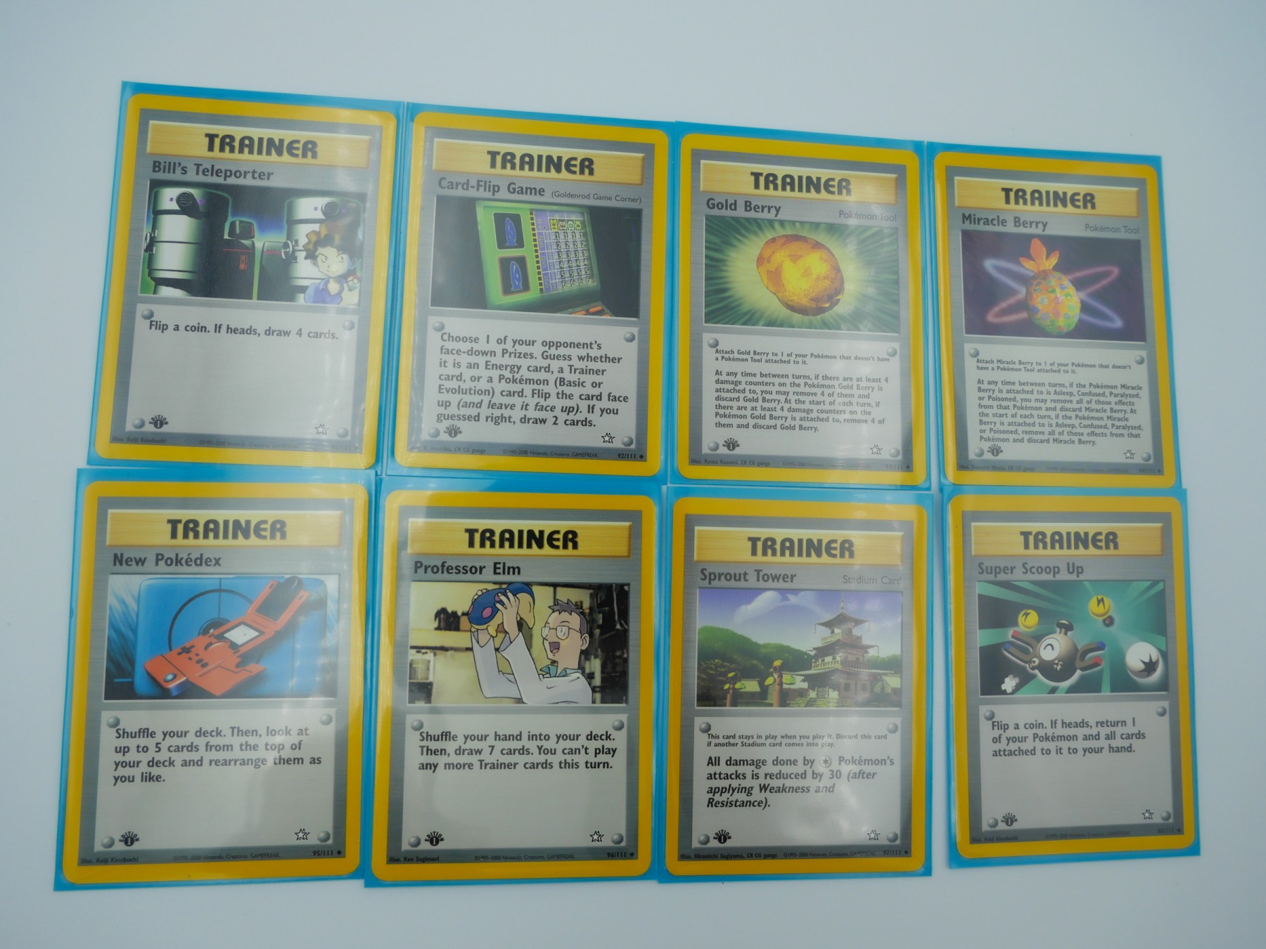 1st Edition Neo Genesis Uncommon Trainer Pokemon Card Set! #2908 | Auctionninja.com 1st Edition Neo Genesis Uncommon Trainer Pokemon Card Set! #2908 | Auctionninja.com