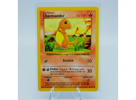 Shadowless CHARMANDER Base Set Pokemon Card! PACK FRESH!! #2875 |  Auctionninja.com