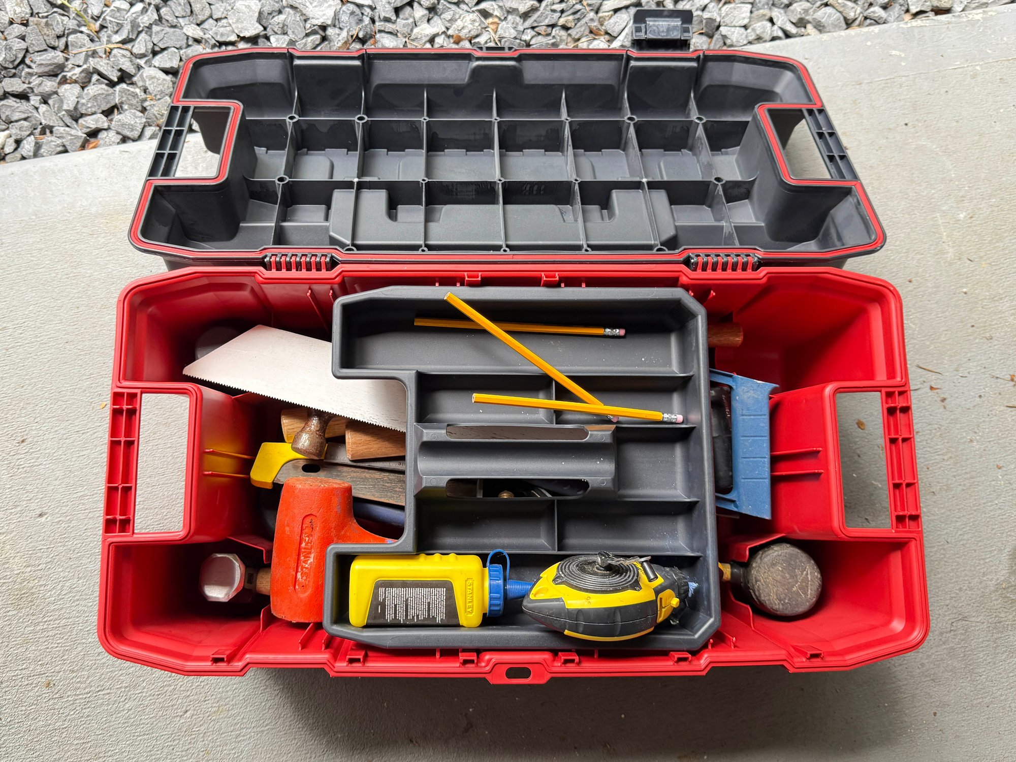Work Kit Box (GT-13) PRE OWNED MILWAUKEE JOBSITE WORK BOX WITH ALL TOOLS AS SHOWN ...