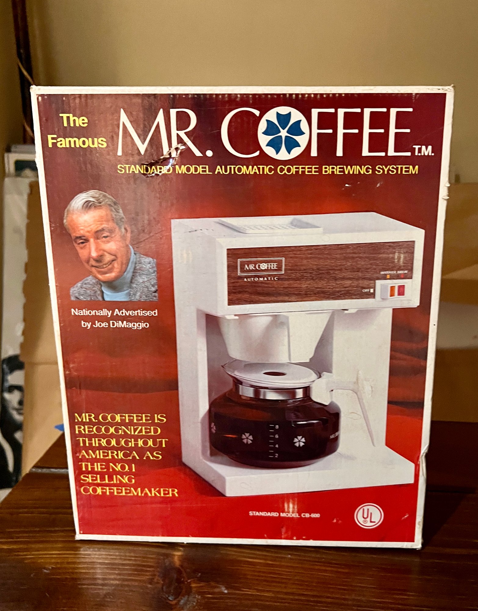 B-102) VINTAGE COFFEE COFFEE MACHINE NEW IN UNOPENED BOX WOW