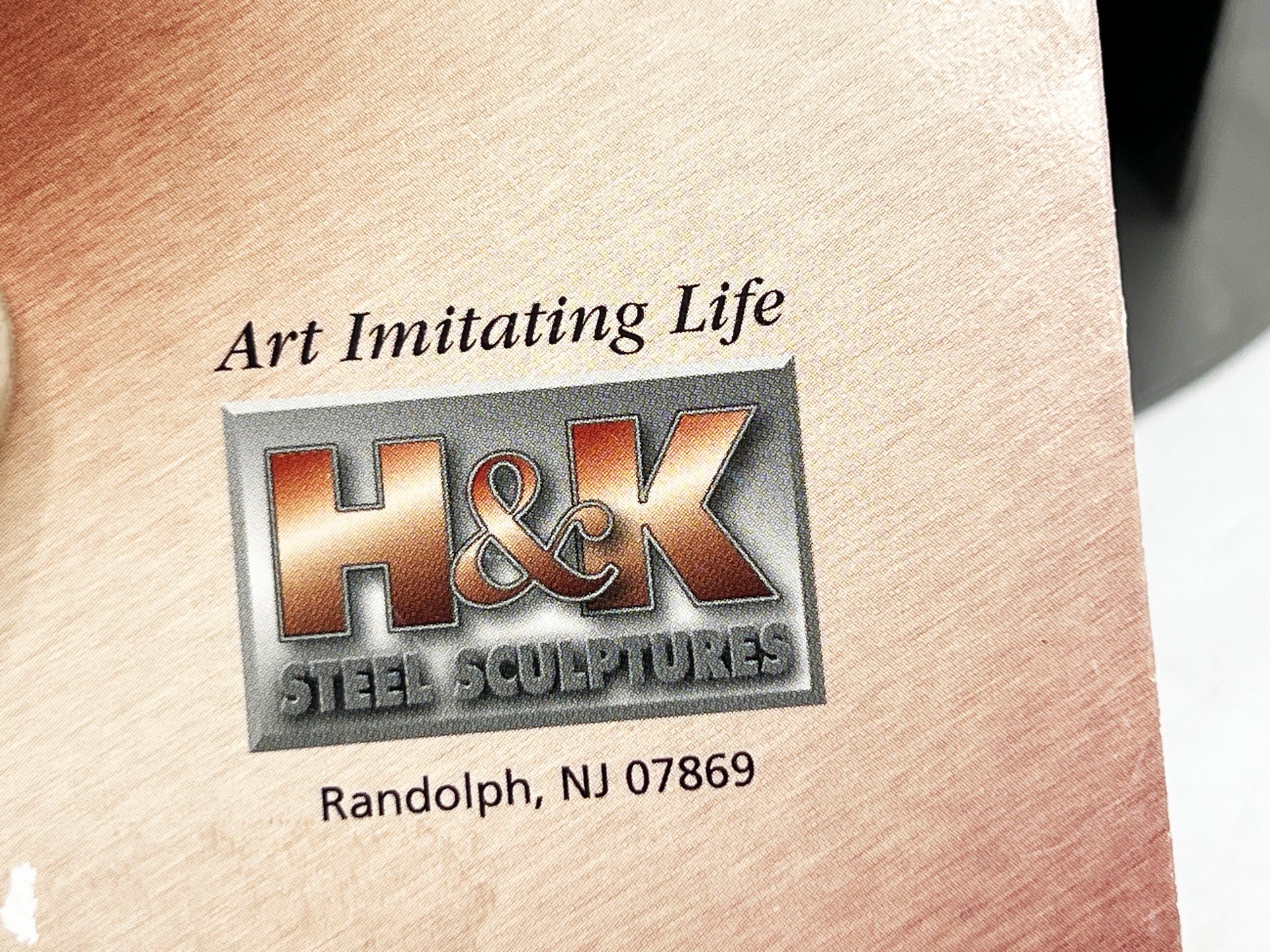 A-65) HINZ & KUNST, GERMANY STEEL SCULPTURE -