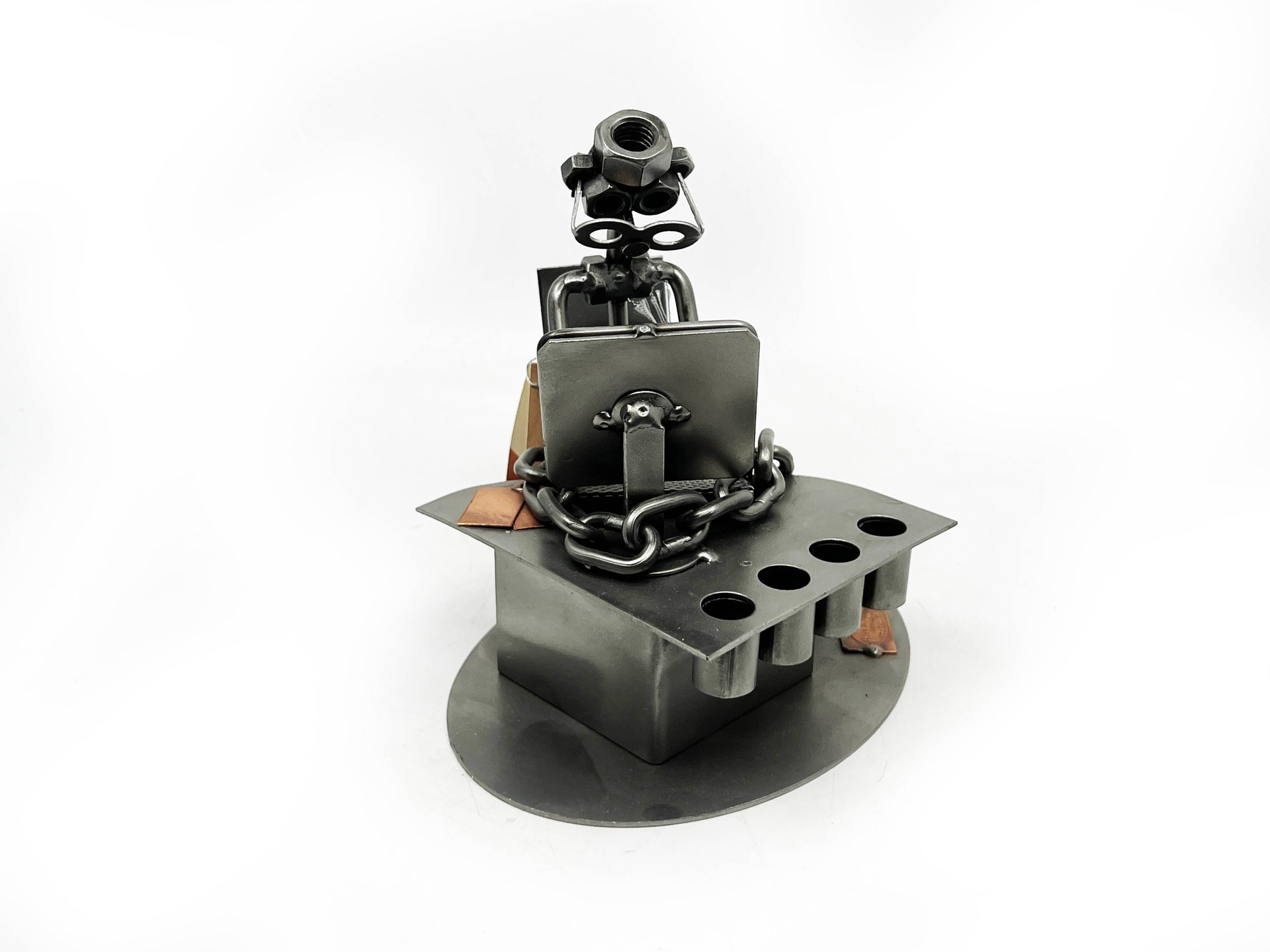 A-65) HINZ & KUNST, GERMANY STEEL SCULPTURE -
