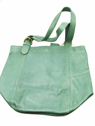 バッグ Vintage Coach Old Leather Tote bag Green Vintage Coach Old Leather Tote bag Green