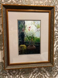 (UB-8) THAI GARDEN FRAMED PHOTO PRINT, SIGNED - 20' BY 24'