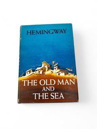 (A-83) VINTAGE HARDCOVER BOOK 'THE OLD MAN AND THE SEA' BY HEMINGWAY-MARKED 1952-