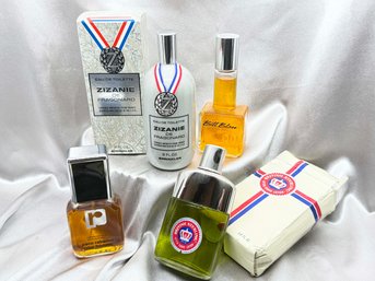 (A-47)  VINTAGE SET OF MENS ASSORTED AFTER SHAVES/TOILETTE WATERS