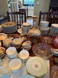 VINTAGE PORCELAIN DINNERWARE SETS, VINTAGE BARWARE, ANTIQUE PORCELAIN