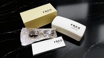 (J-33) NEW IN BOX  FRED SUNGLASSES WITH CASE AS SHOWN-135 BORNEO C2 COL.203-FRANCE