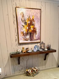 VINTAGE HOME CONTENTS INCLUDING ART, DECOR, BARWARE & FURNITURE