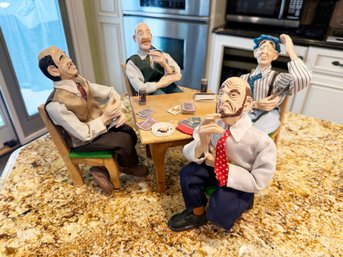 (A-37) VINTAGE GUILLERMO FORCHINO-MR POKER FACE COMICAL AT FIGURINES-SEE DAMAGE