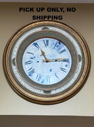 (LR) LARGE BATTERY OPERATED WALL CLOCK - 29' ROUND - PICK UP ONLY, NO SHIPPING