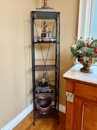 (DR) FOUR SHELF METAL DISPLAY SHELF - 64' BY 14' BY 12'