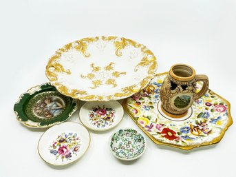 (A-58) VINTAGE SET OF 7 PORCELAIN/CERAMIC DISHES AND CUPS-ASSORTED