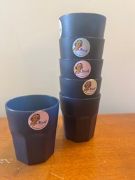 Mepra Of Italy Low Navy Blue Tumblers, Set Of Six (#3 Of 3)