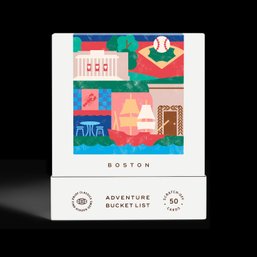 Boston Adventure Bucket List Scratch-Off Deck Of Cards