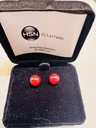 14KT Gold With Gemstones, Vintage Jewelry, Gold Earrings