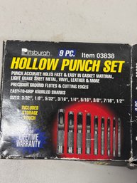 9 Piece Hollow Punch Set