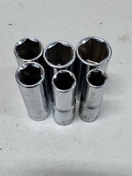 Sockets 1/2, 7/16, 38, 916, 58, 1116