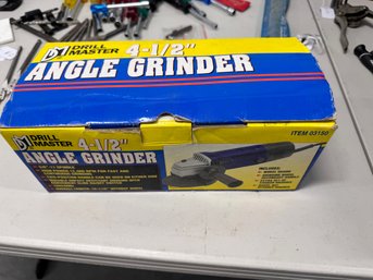 Angle Grinder 4.5' Inches, Drill Master, Carpentry, Masonry, Electrical Tools, Plumbing