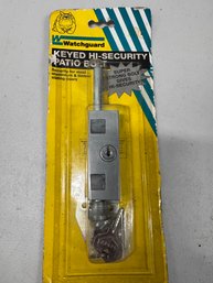Keyed High Security Patio Bolt, Carpentry, Masonry, Electrical Tools, Plumbing
