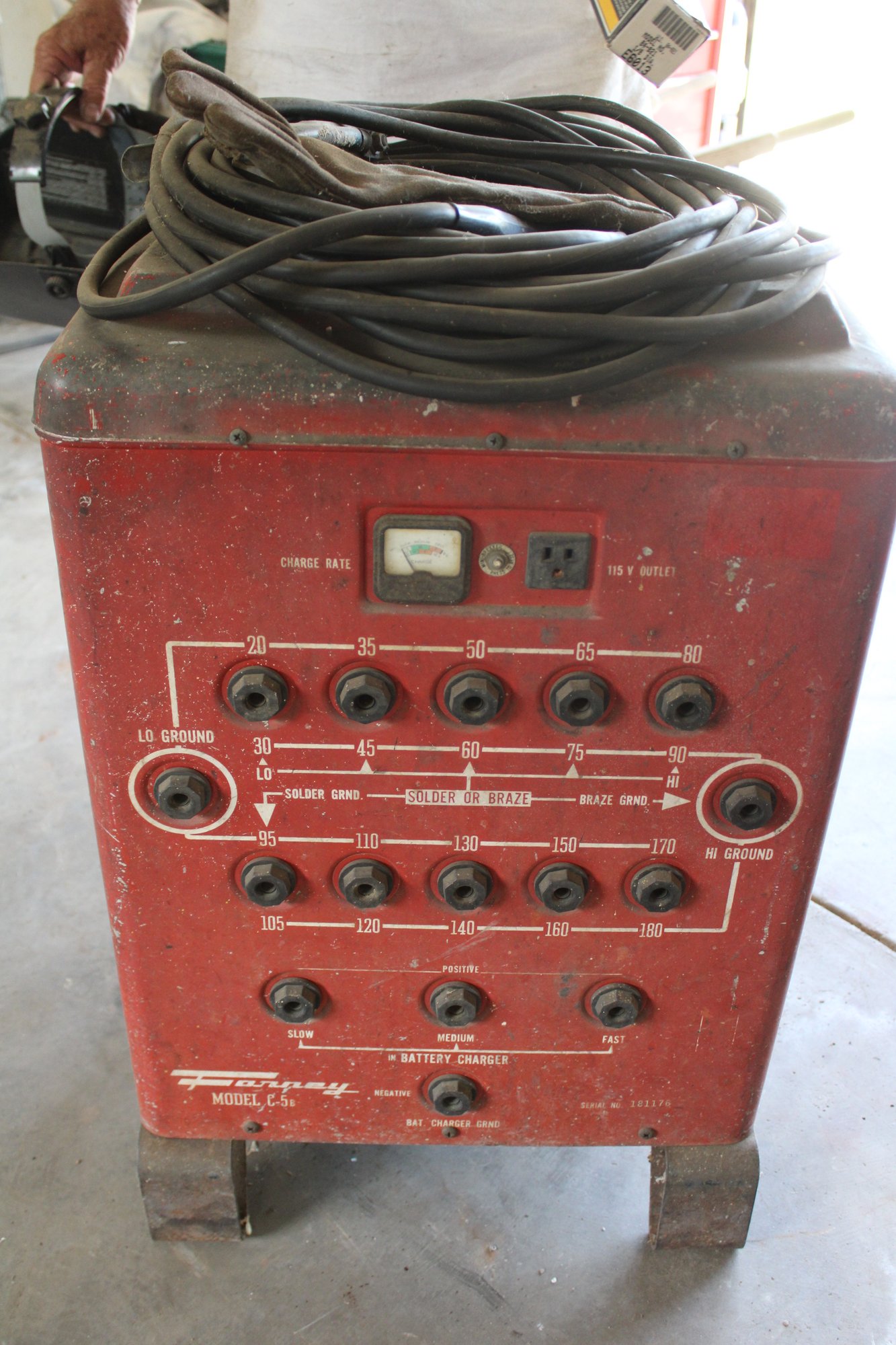 Forney Model C-5B Wire Feed Welder - W/ Long Wires, Rods, Auto ...