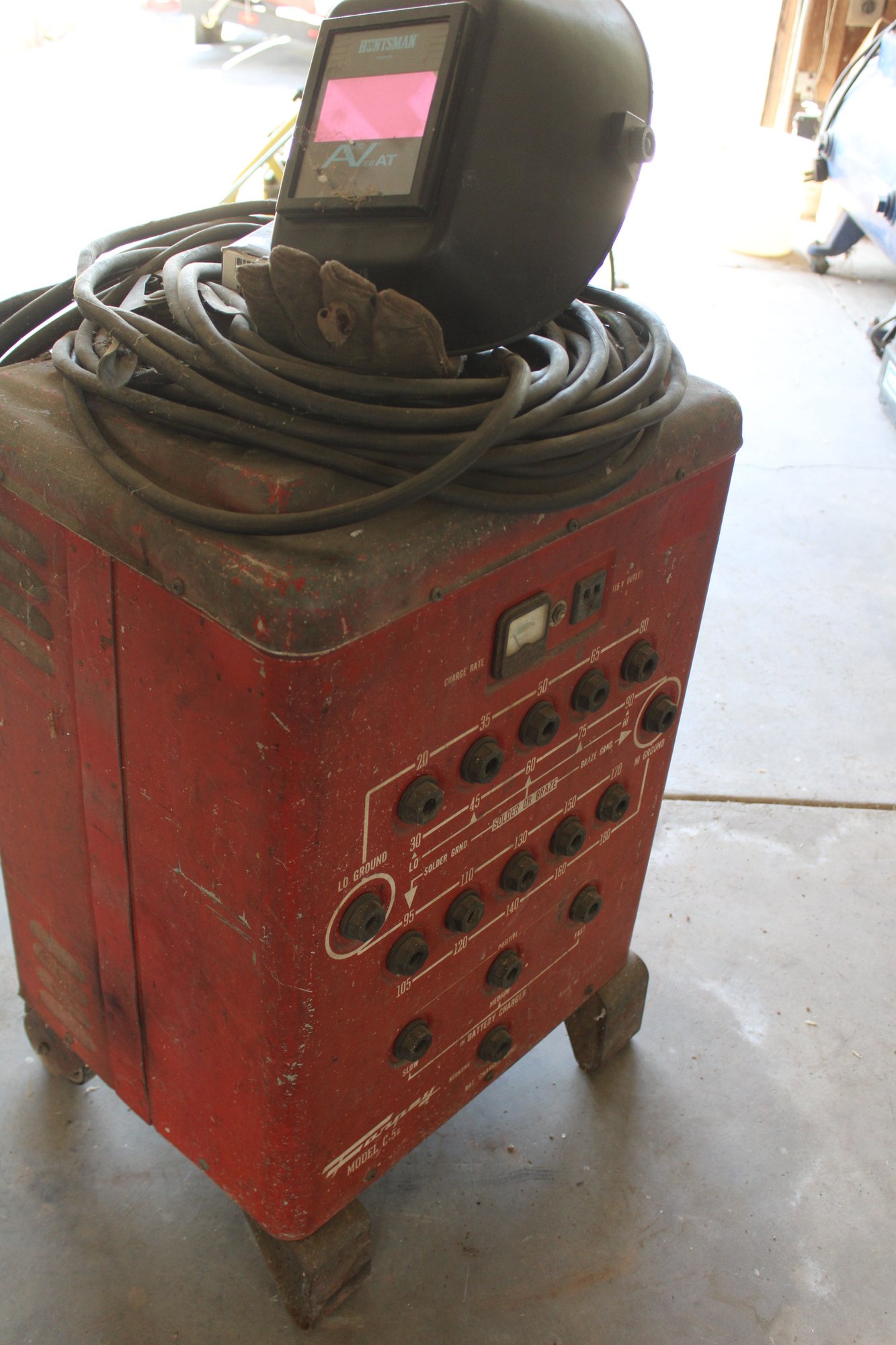Forney Model C-5B Wire Feed Welder - W/ Long Wires, Rods, Auto ...