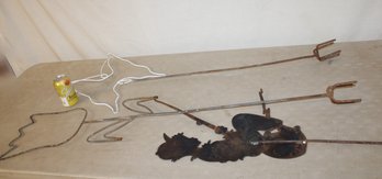 3 Metal Garden Ornaments, 46 & 30' Long  (107)