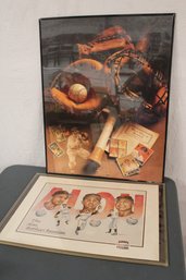 Baseball Framed Prints, 24x18 & 22x28'H  (108)