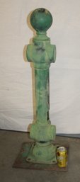 Antique Heavy Cast Iron Bollard Post/Vent Pipe, 38'H  (110)