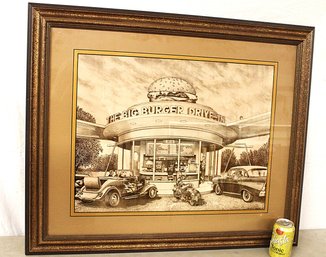 Framed Print By Scott Fitzgerald, 34x28'H  (111)