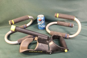 Gold's Gym Wrist & Forearm Exerciser & Push Up Bars  (116)