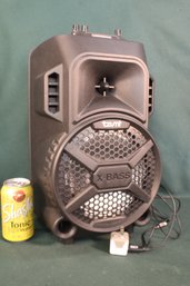 Tzumi X Bass Portable Battery Powered Speaker, 10x8x17'H  (120)
