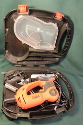 Black & Decker Zip Saw In Case, Multiproject Tool, 120V   (124)