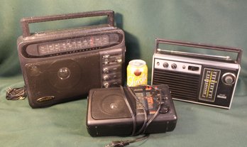 Optimus AM/FM AC/Bat Radio, Sony FMAM ACBat Radio & TV ElectricBattery AMFM TV Sound Radio   (127)