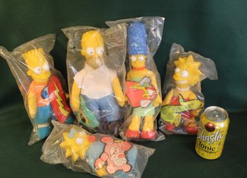 5 Simson Dolls From Burger King - Unopened 1990   (135)