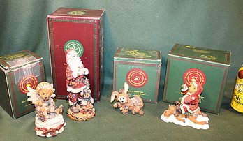 4 Boyds Bears & Friends Figurines In Original Boxes   (143)