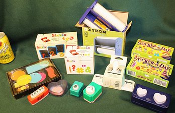 Little Die Cutters & Paper Puncher, 2 Sided Lamination Kit, Stickers   (147)