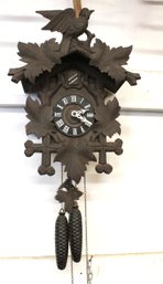 Large Ornate Cuckoo Clock In Fine Working  Condition  (149)