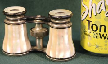 Antique Working Pair Of Opera Glasses, Abalone Shell   (156)
