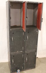 Lockable 6 Door Metal Locker, 224x12x60'H  (169)