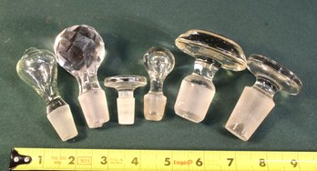 Antique 6 Glass Stoppers    (16)