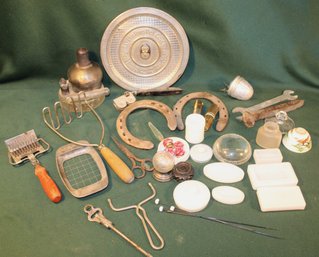 Vintage Misc. Lot - Kitchen Sterling Weighted Shaker & More   (173)
