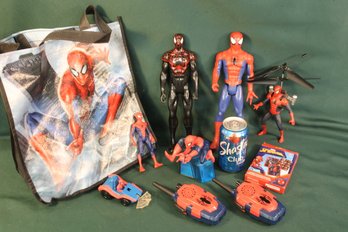 Vintage Articulated Spiderman Group - 9 Pcs. Working Walkie Talkies (177)